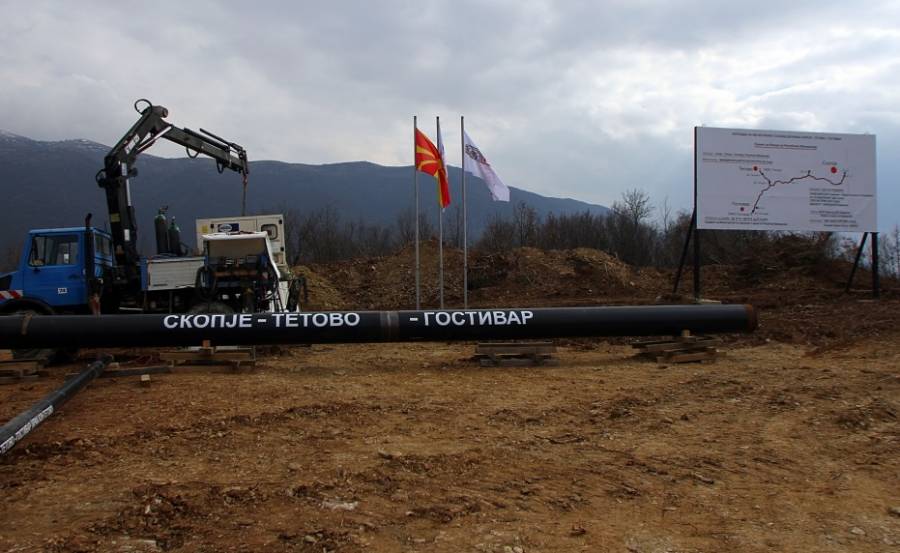 Kuzey Makedonya’da Doğal Gaz Boru Hatları Kuruluyor