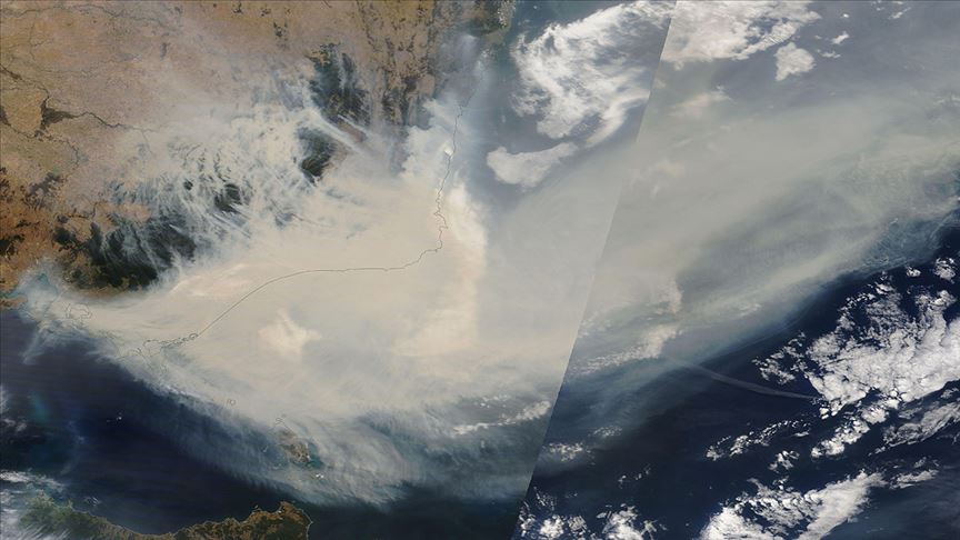 Avustralya’daki yangınların dumanları Dünya’nın etrafında en az bir tur atacak