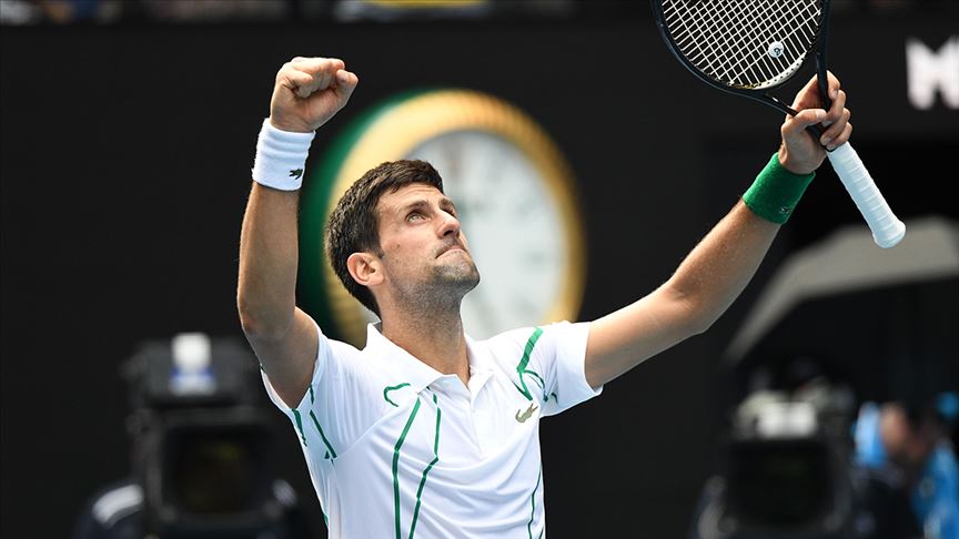 Avustralya Açık’ta ilk finalist Sırp raket Novak Djokovic