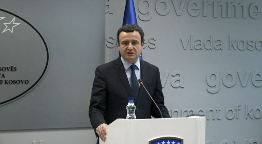 Kosova Başbakanı Kurti: Anlaşmanın gizlenmesi Anayasa ihlalidir