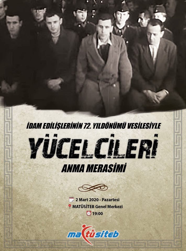 Yücel şehitleri, idamlarının 72. yıldönümünde Üsküp’te anılacak