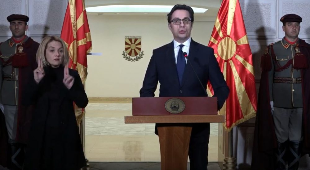 Cumhurbaşkanı Pendarovski, Ulusal Güvenlik Konseyi toplantısının ardından açıklamalarda bulundu