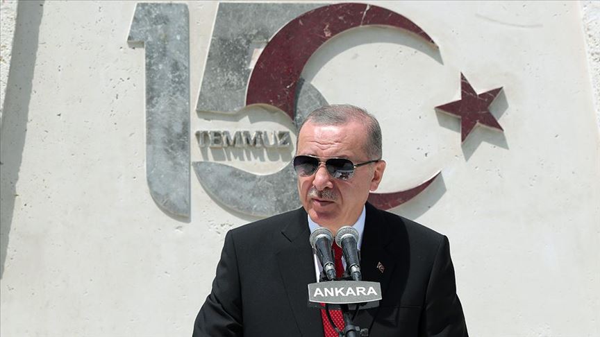 Cumhurbaşkanı Erdoğan: FETÖ’cü hainlerin TBMM’yi özellikle hedef alması rastgele bir tercih değil