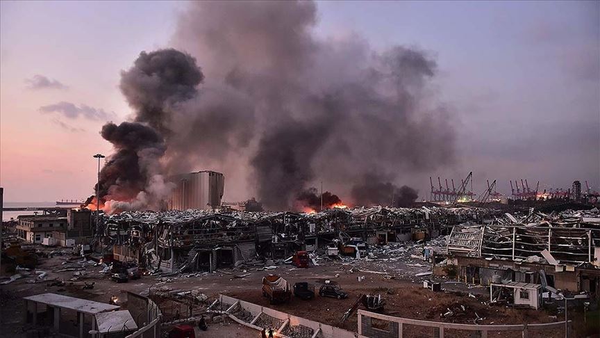 Beyrut’taki patlamada can kaybı 100’e, yaralı sayısı 4 bine yükseldi