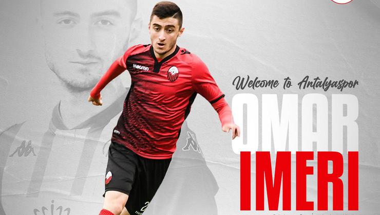 Antalyaspor, K. Makedonyalı Arnavut futbolcu Omar İmeri ile 5 yıllık sözleşme imzaladı