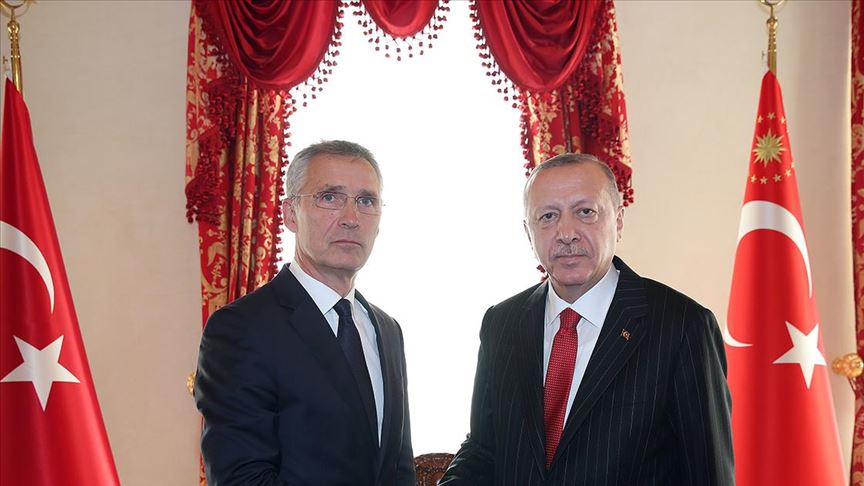 Türkiye Cumhurbaşkanı Erdoğan, NATO Genel Sekreteri Jens Stoltenberg ile görüştü