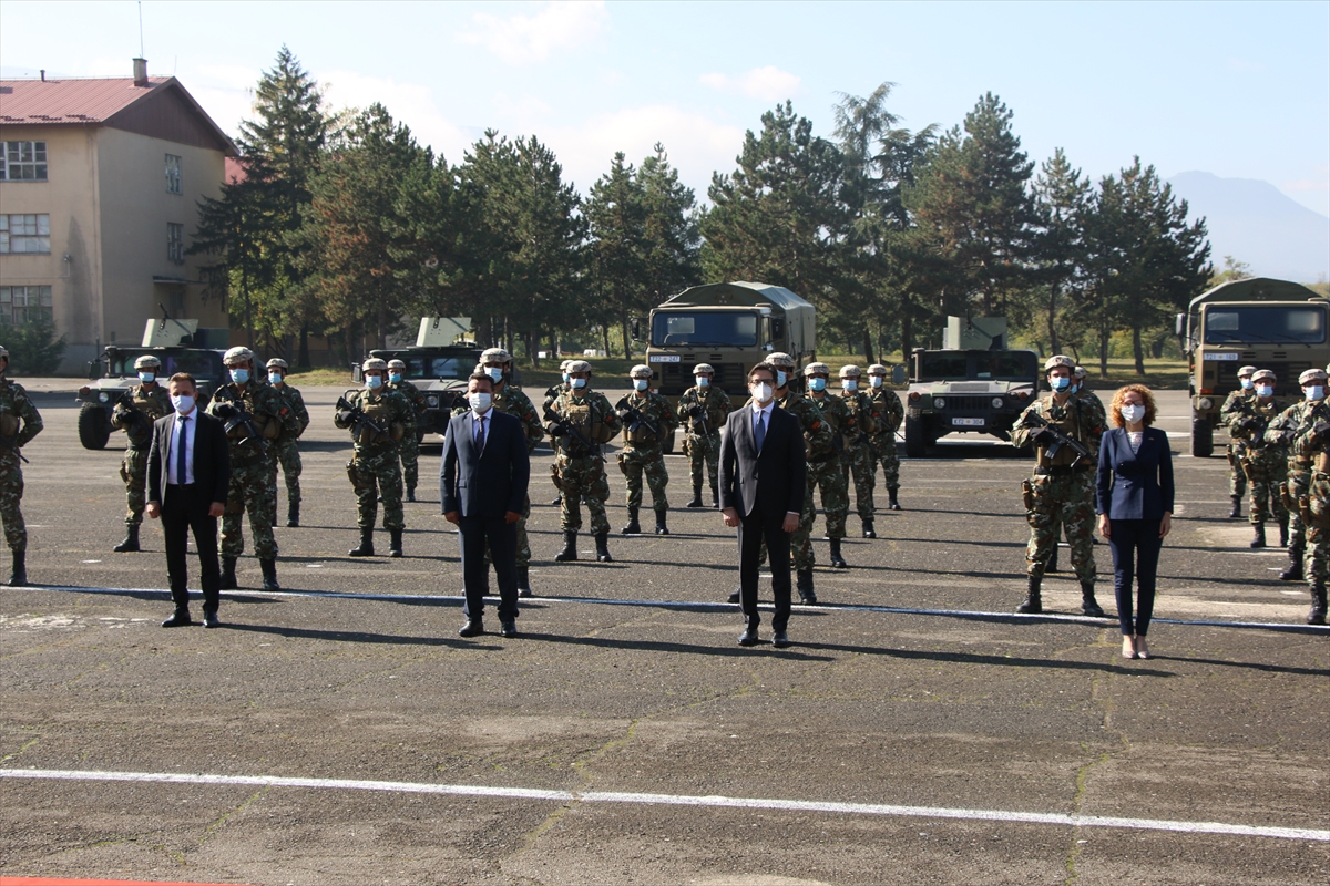 Kuzey Makedonya’dan NATO’nun Kosova Barış Gücü’ne ilk askeri birlik gönderildi