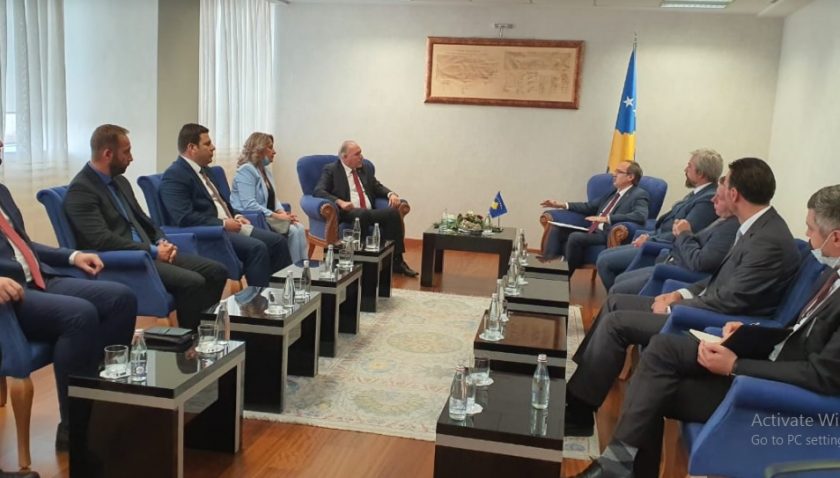 KDTP Heyeti, Kosova Başbakanı tarafından kabul edildi