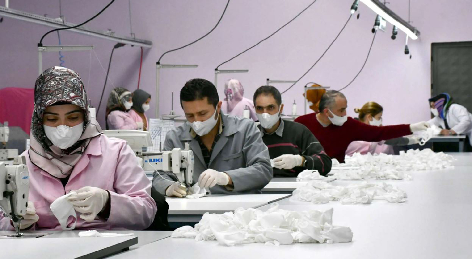 Yunanistan’ın kumaş maskeleri Türkiye’den