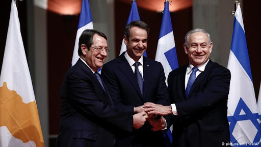 Yunanistan, Kıbrıs Rum kesimi ve İsrail’in dışişleri bakanları bir araya geldi