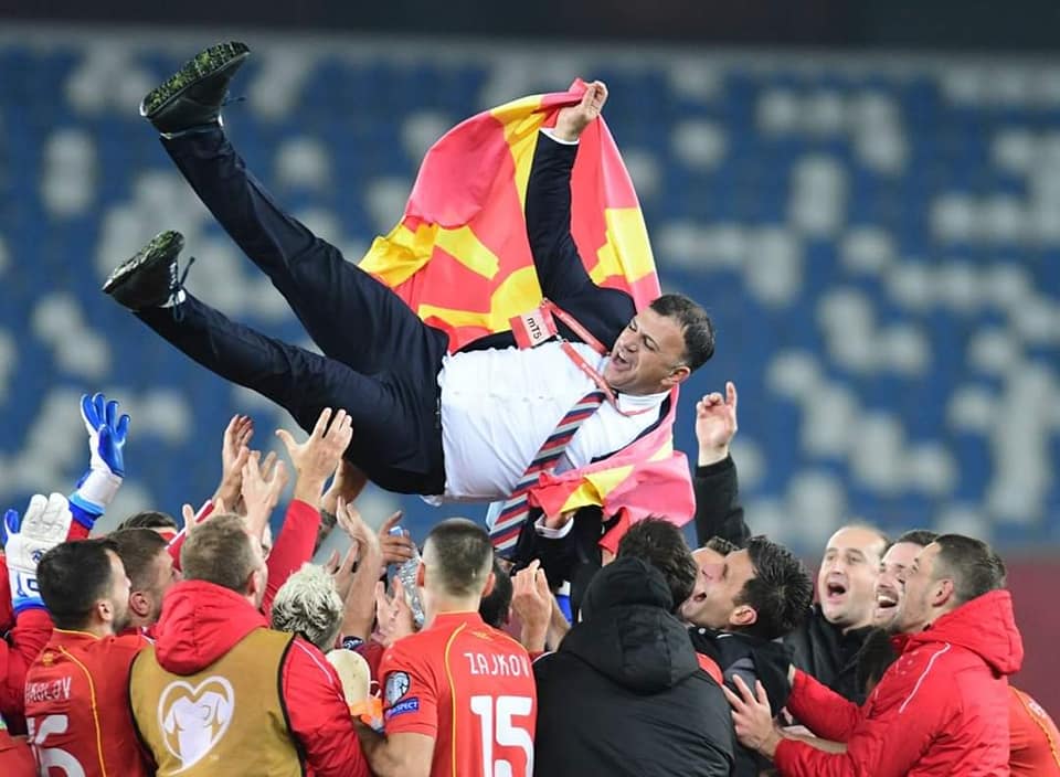 K. Makedonya’da Avrupa Şampiyonası sevinci