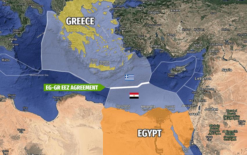 Yunanistan ve Mısır, Doğu Akdeniz’deki kısmi deniz yetki anlaşmasını genişletmek istiyor