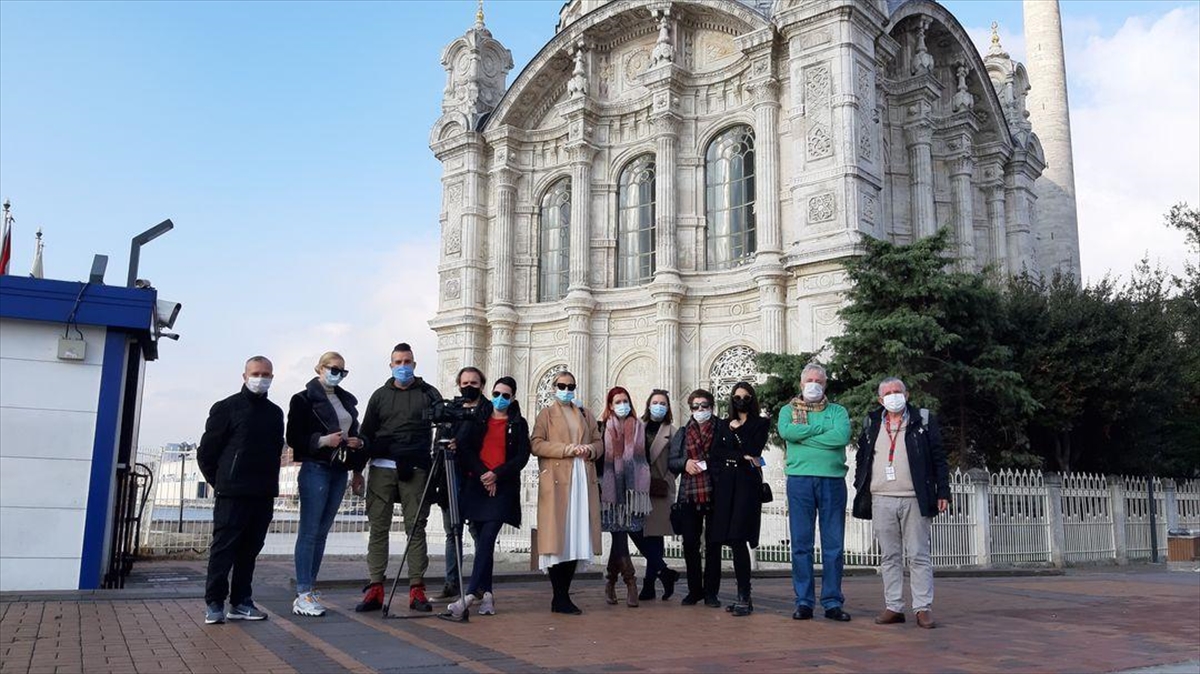 İstanbul’u ziyaret eden Bosnalı gazeteciler, salgın tedbirlerini yerinde gördü