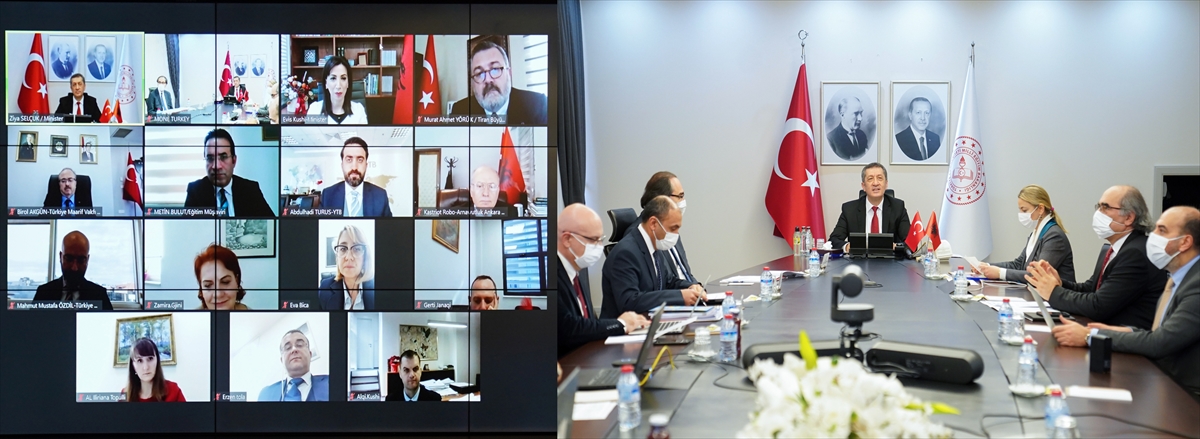 Türkiye Milli Eğitim Bakanı Selçuk, Arnavut mevkidaşı Kushi ile görüştü