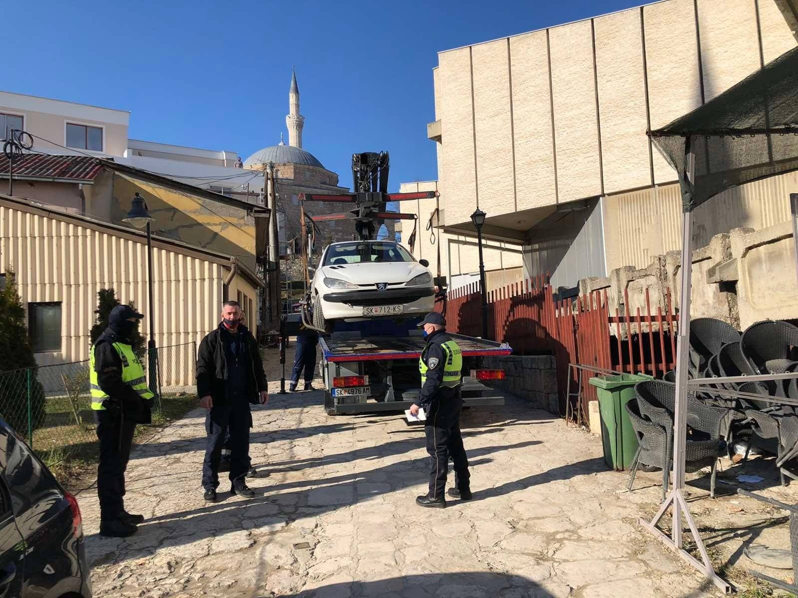 Üsküp Türk Çarşısı’ndaki araçlar kaldırılıyor