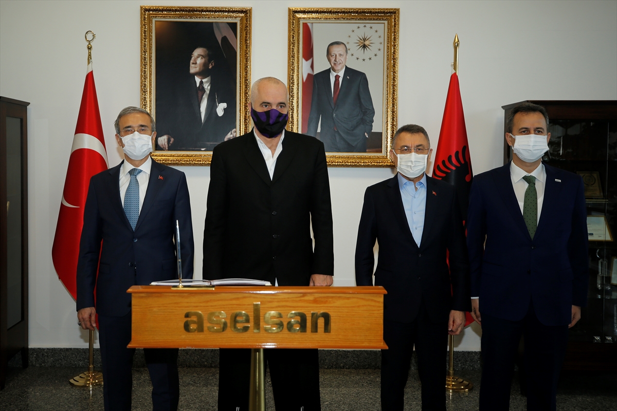Cumhurbaşkanı Yardımcısı Oktay ve Arnavutluk Başbakanı Rama, ASELSAN’ı ziyaret etti