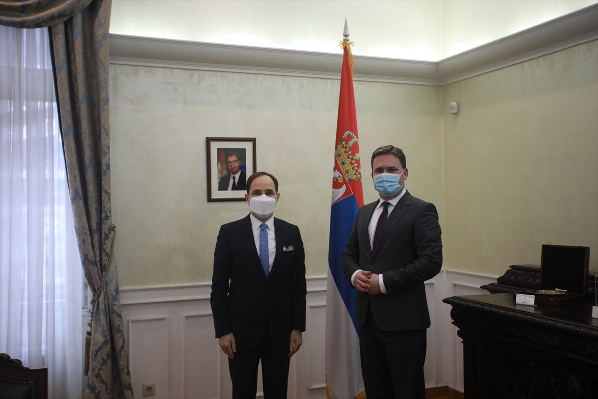 Belgrad Büyükelçisi Bilgiç’ten, Sırbistan Dışişleri Bakanına veda ziyareti