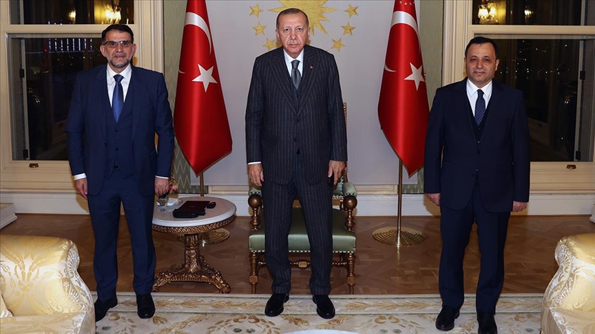 Türkiye Cumhurbaşkanı Erdoğan, Kuzey Makedonya Anayasa Mahkemesi Başkanını kabul etti