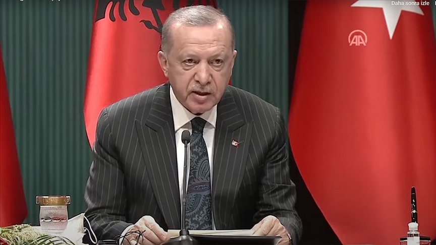 Cumhurbaşkanı Erdoğan: FETÖ’nün Türkiye-Arnavutluk ilişkilerini zehirlemesine izin vermeyeceğiz