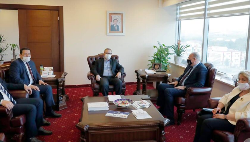 KDTP heyetinden, Trakya Üniversitesi Rektörü Tabakoğlu’na ziyaret