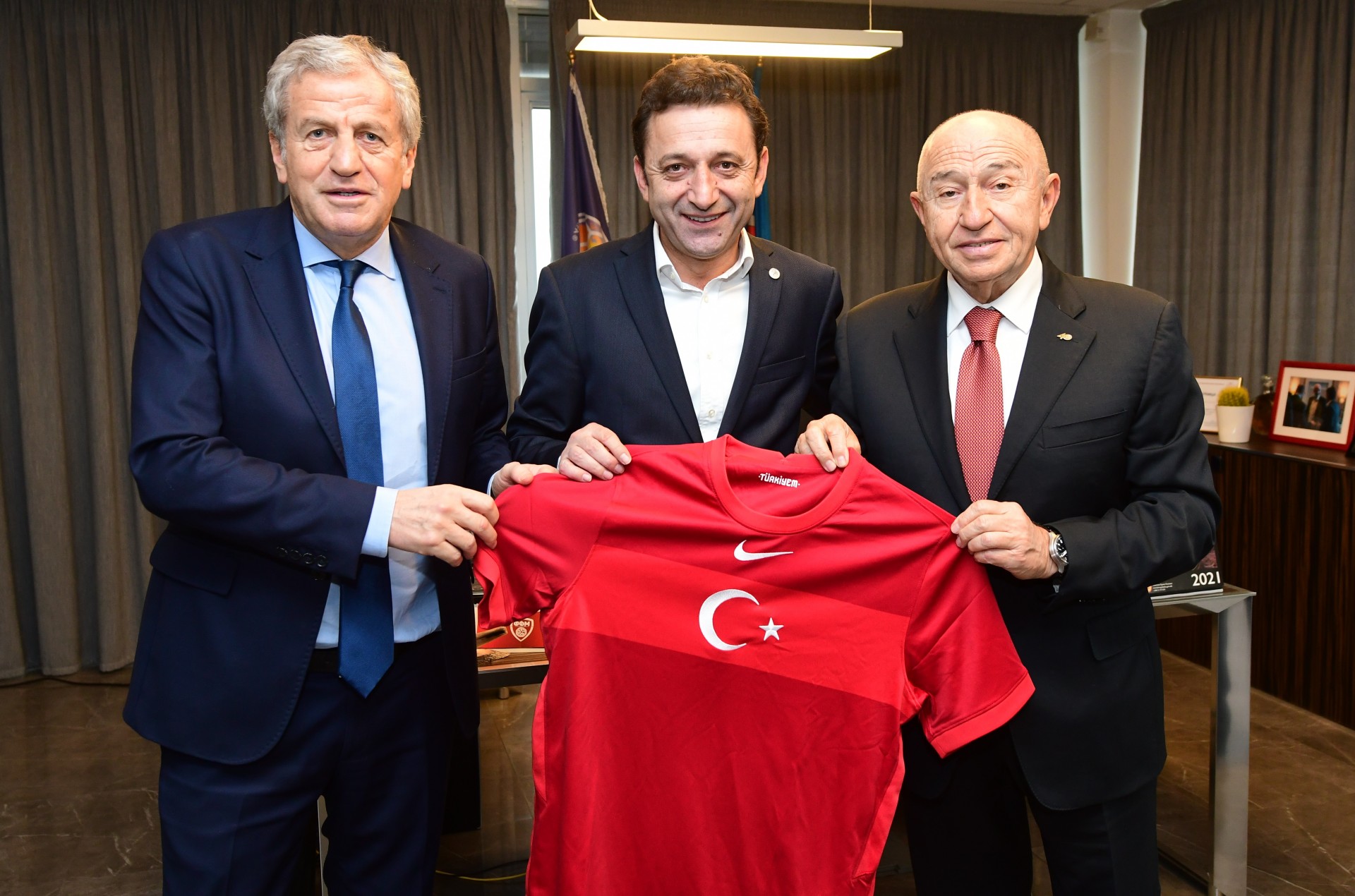 K. Makedonya Futbol Federasyonu Başkanı Seydini: Türkiye Futbol Federasyonu, Avrupa’nın en büyüklerinden biri