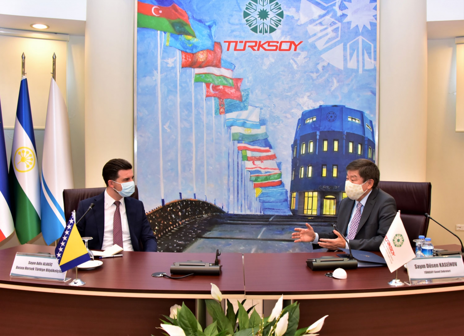 Bosna Hersek’in Ankara Büyükelçisi Adis Alagiç’ten TÜRKSOY’a ziyaret