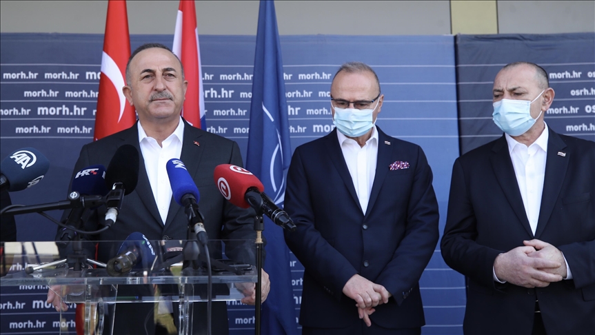 Çavuşoğlu, Hırvatistan’da konuştu: Afetlere karşı dayanışma içinde olmak gerekir