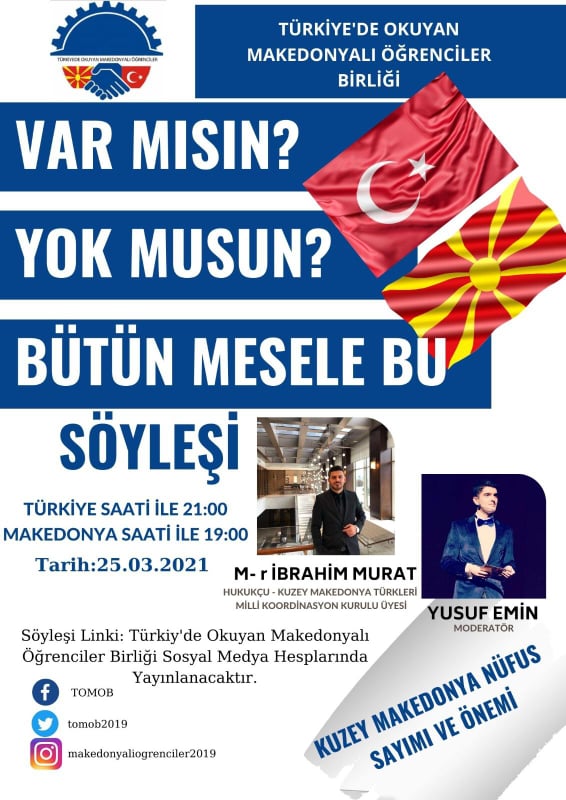 Hukukçu İbrahim Murat, Türkiye’de okuyan Makedonyalı öğrenciler ile bir araya gelecek