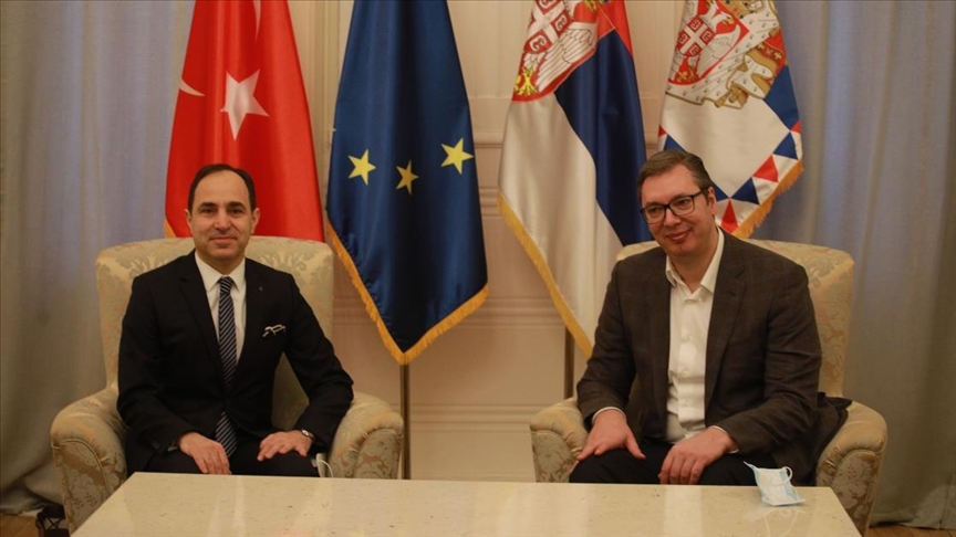 Sırbistan Cumhurbaşkanı Vucic, Türkiye’nin Belgrad Büyükelçisi Bilgiç’i kabul etti