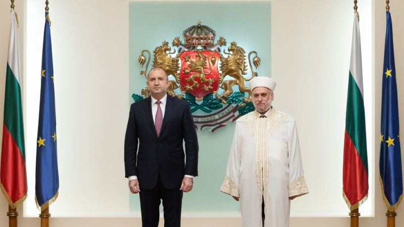 Bulgaristan Cumhurbaşkanı Radev, Başmüftü Haci’yi kabul etti