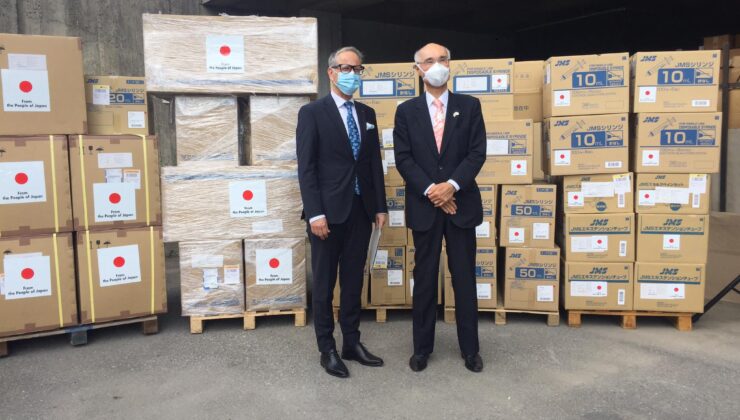 Japonya’dan Kosova’ya 810 bin avro değerinde tıbbi ekipman desteği