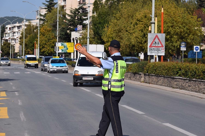 Başkent Üsküp’te 133 trafik cezası kesildi