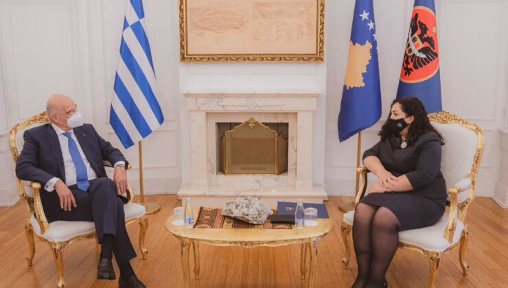 Yunanistan Dışişleri Bakanı Dendias’ın Priştine temasları