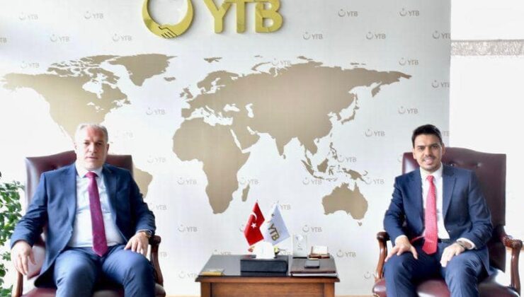 Kosova Bölgesel Kalkınma Bakanı Damka, YTB Başkanı Eren ile görüştü