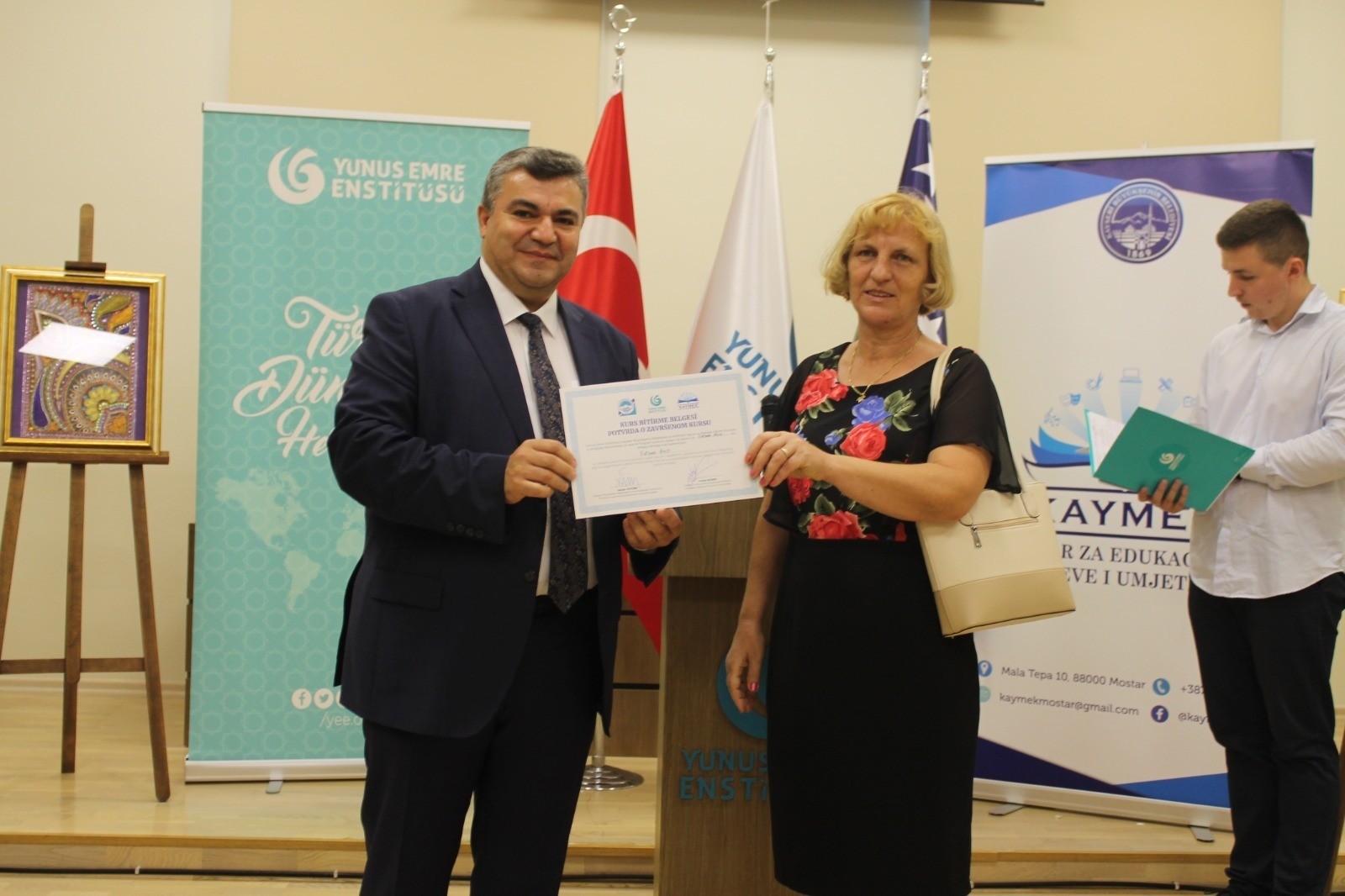 MKAYMEK’ten Mostar’da yılsonu sergisi ve sertifika töreni