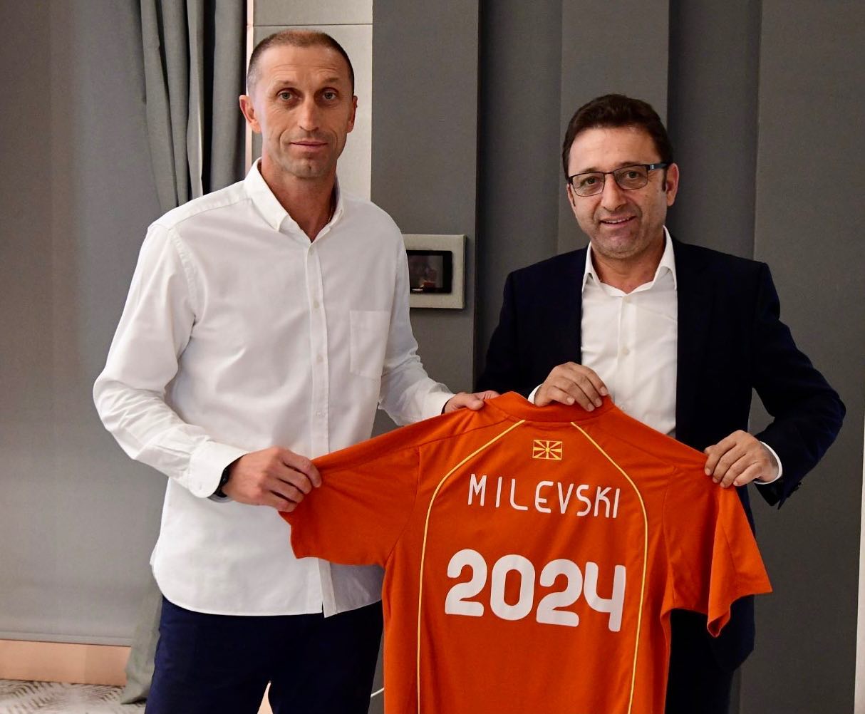 K. Makedonya A Milli Futbol Takımı’nın yeni antrenörü Milevski oldu