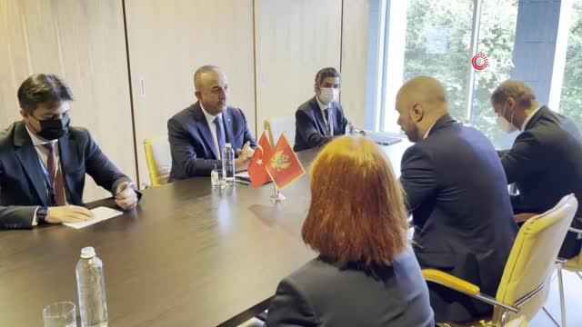 Bakan Çavuşoğlu, Karadağ Dışişleri Bakanı Raduloviç ile görüştü