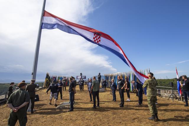 Hırvatistan’da Fırtına Harekatı’nın 26. yılında anma töreni düzenlendi