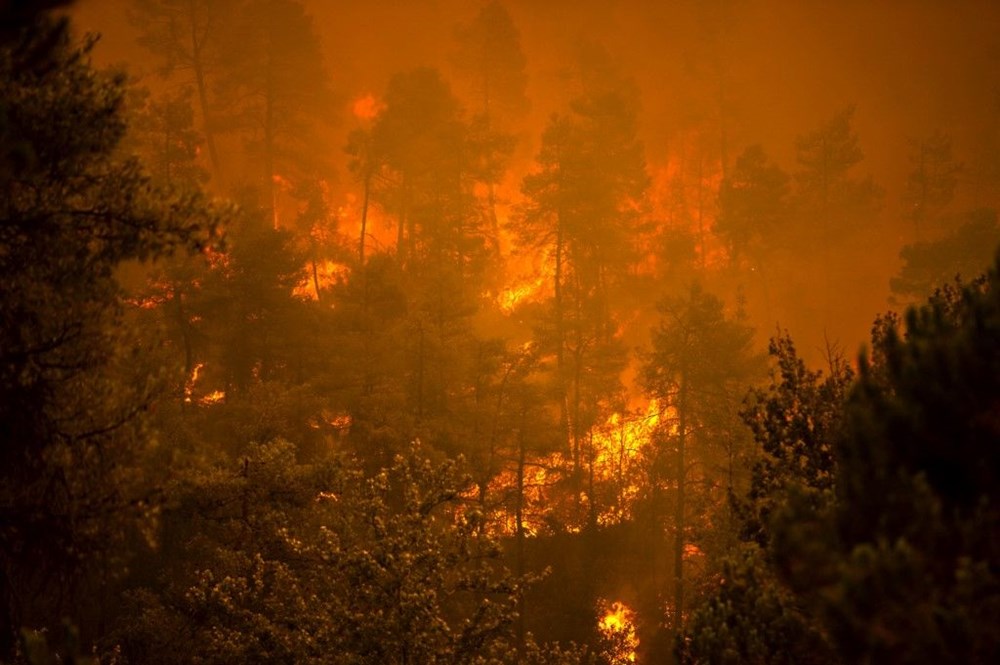 Yunanistan’da yeniden yangın çıktı: Çok yüksek yangın riski uyarısı