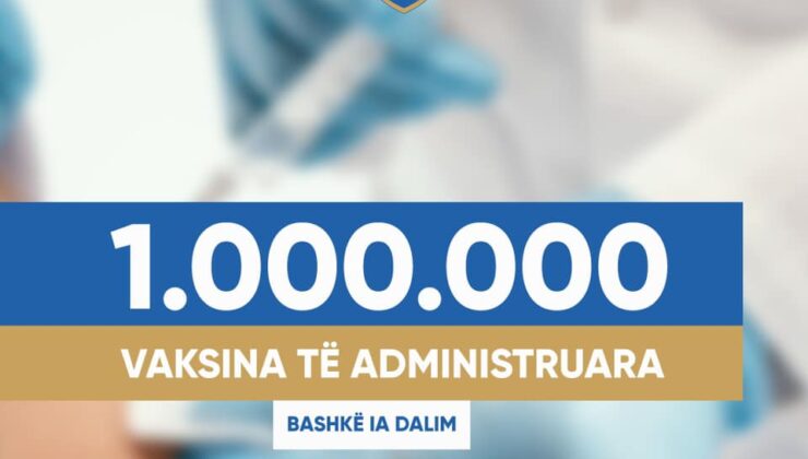Kosova’da uygulanan aşı miktarı 1 milyona ulaştı