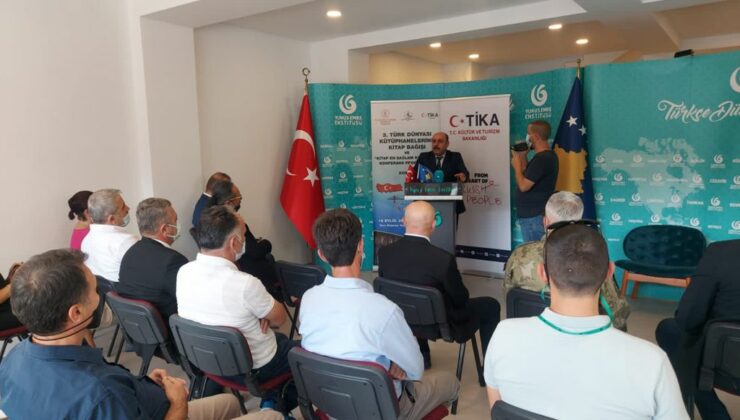 Kosova’da Türkçe eğitim veren okul ve üniversitelere kitap dağıtımı yapıldı