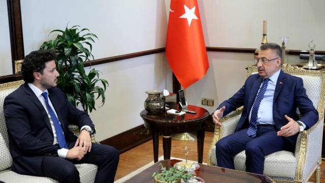 Fuat Oktay, Karadağ Başbakan Yardımcısı’nı kabul etti