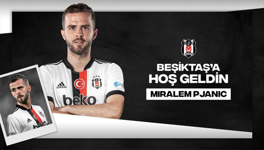 Beşiktaş, Bosna Hersekli futbolcu Miralem Pjanic’i kadrosuna kattı