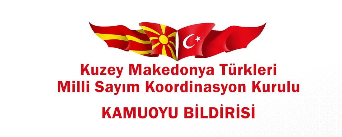 K. Makedonya Türkleri Milli Sayım Koordinasyon Kurulu’ndan “Nüfus Sayımı” açıklaması