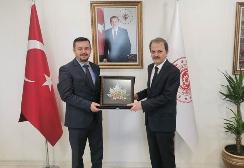 ÇSP Bakan Yardımcısı Hüseyin mevkidaşı Ertem ile görüştü