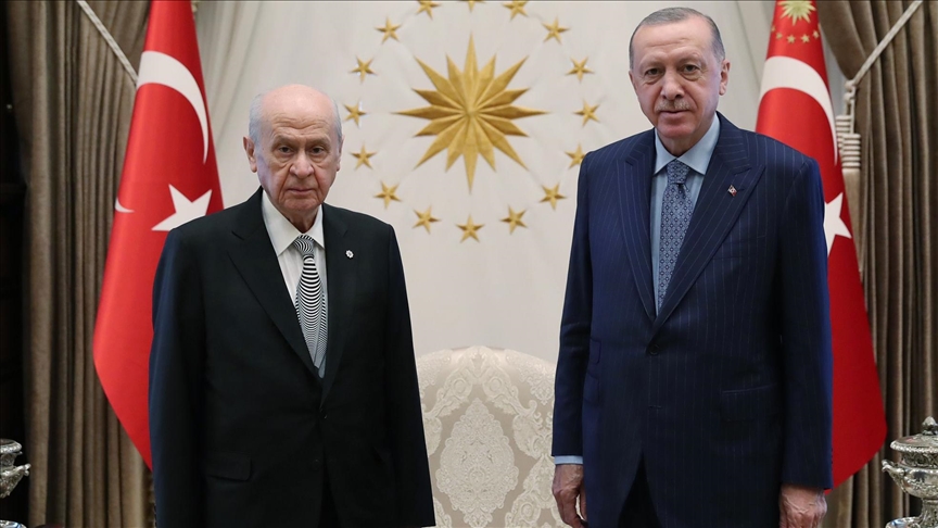 Cumhurbaşkanı Erdoğan’ın MHP Genel Başkanı Bahçeli’yi kabulü başladı