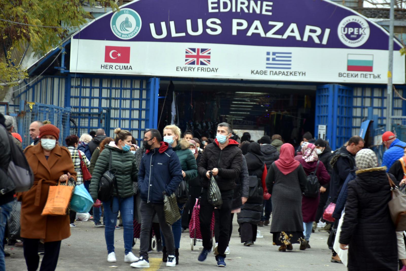 Edirne’ye alışveriş için 1 milyon Bulgaristanlı turist geldi
