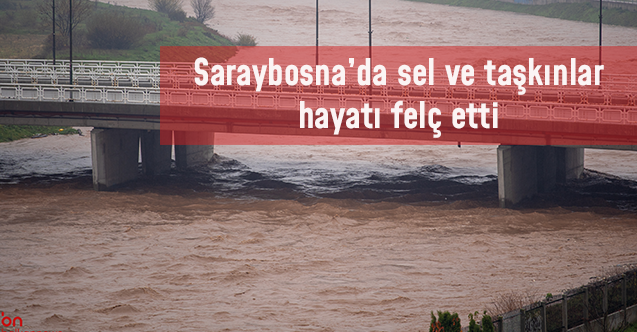 Saraybosna ve çevresinde şiddetli yağış kaosa neden oldu