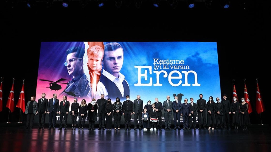 Cumhurbaşkanı Erdoğan ‘Kesişme; İyi ki Varsın Eren’ filmini izledi