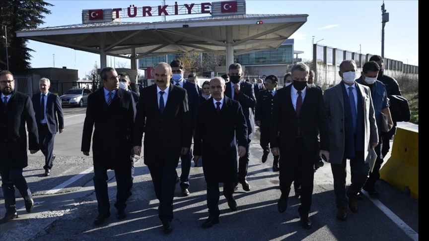 Türk, Yunan ve Bulgar heyetleri Kapıkule’deki Ortak Temas Merkezinde toplantı yaptı